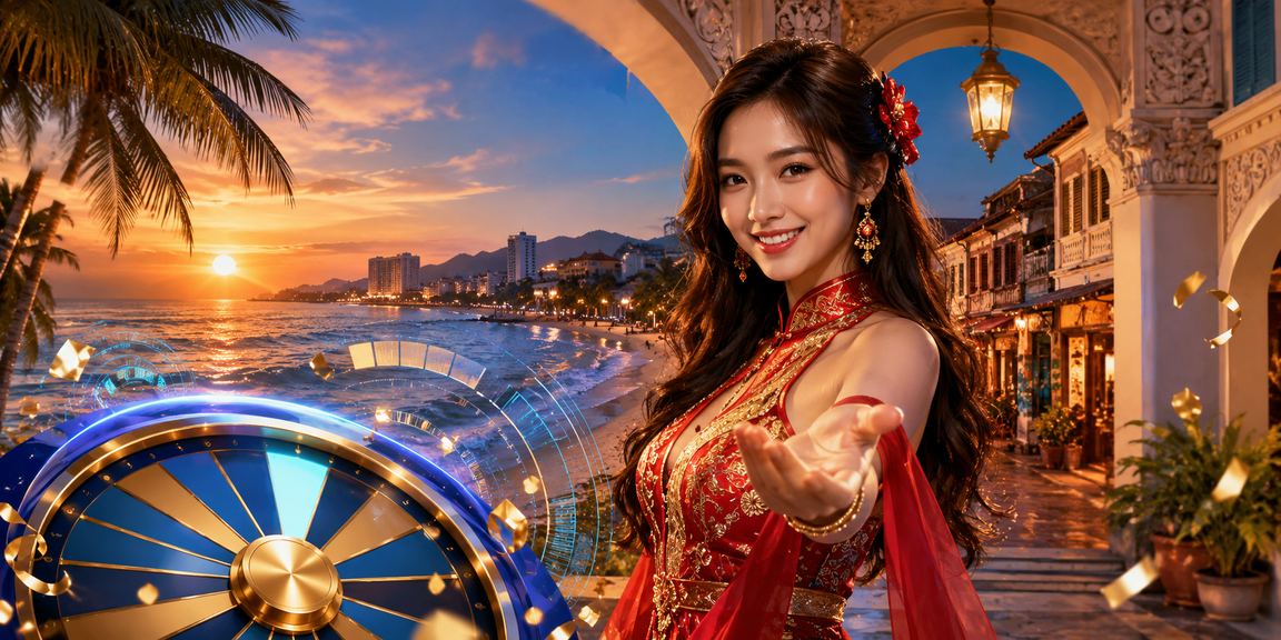 Pemain menikmati permainan rolet dalam suasana perayaan di Penang